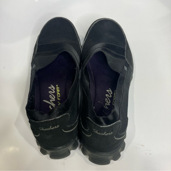 Skechers EZ flex 2 Quipster black slip on shoes women’s size 10 - Picture 5 of 8